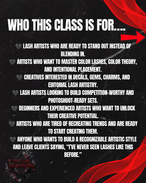 EDITORIAL LASH MASTERCLASS