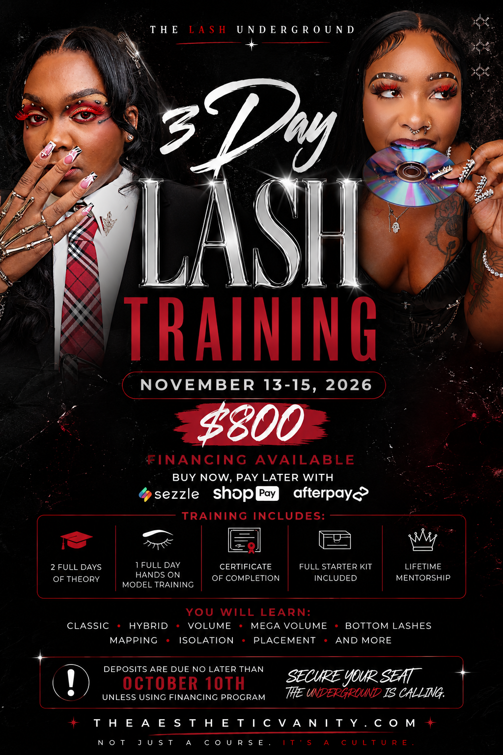 3 Day Lash Training-Memphis, TN
